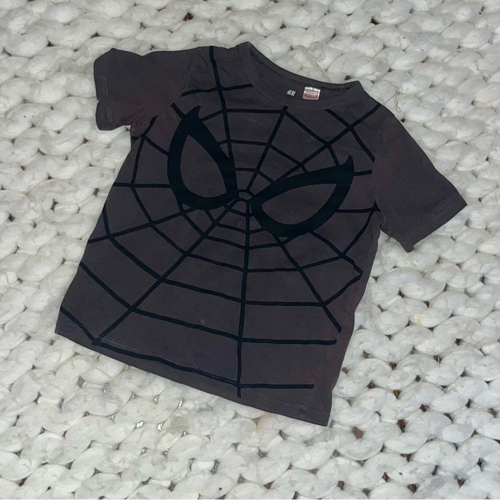H&M Dark Gray Spider Web Tee